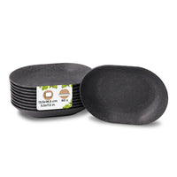 Mehrweg Snackschalen aus Bio-Compound, oval & spülmaschinenfest