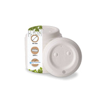 Coffee-To-Go-Deckel aus Pappe – kompostierbar, 80 mm mit Trinkloch