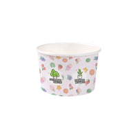 Eisbecher aus Pappe bunt - kompostierbare Speisebecher To Go