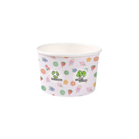 Eisbecher aus Pappe bunt - kompostierbare Speisebecher To Go