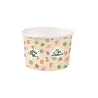 Eisbecher aus Pappe bunt - kompostierbare Speisebecher To Go
