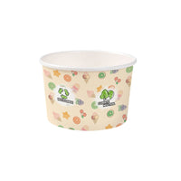 Eisbecher aus Pappe bunt - kompostierbare Speisebecher To Go