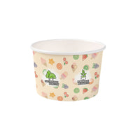 Eisbecher aus Pappe bunt - kompostierbare Speisebecher To Go