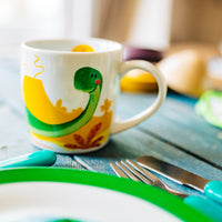 Kindergeschirr Porzellan 3-teilig - Frühstücksset mit Motiv