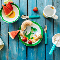Kindergeschirr Porzellan 3-teilig - Frühstücksset mit Motiv