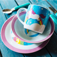 Kindergeschirr Porzellan 3-teilig - Frühstücksset mit Motiv