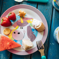 Kindergeschirr Porzellan 3-teilig - Frühstücksset mit Motiv