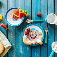 Kindergeschirr Porzellan 3-teilig - Frühstücksset mit Motiv