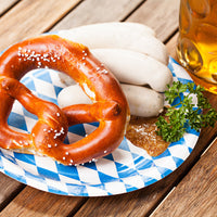 Partyteller Pappe bayrisch 23 cm