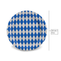 Partyteller Pappe bayrisch 23 cm