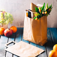 Einkaufstüten aus Kraftpapier braun – reißfeste Papiertüten