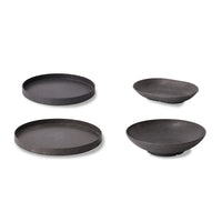 Mehrweg-Tableware Sets, Bio-Compound pfeffergrau