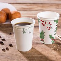 Winterbecher Pappe mit Wintermotiv - Heiß- & Kaltgetränke