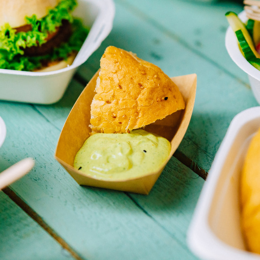 Die Portion zwischen Dip und Hauptgang
