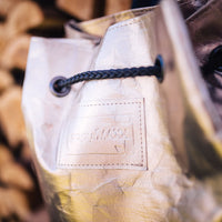 Rucksack aus waschbarem Papier in Lederoptik, vegan, div. Farben