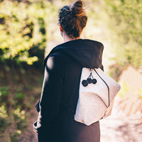Filz-Rucksack aus 100% Merinowolle, 27x34x12 cm, div. Farben