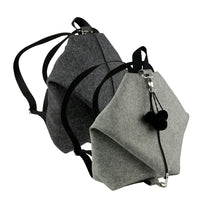 Filz-Rucksack aus 100% Merinowolle, 27x34x12 cm, div. Farben