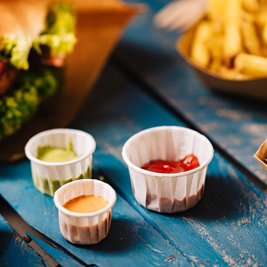 Jede Sauce bekommt ihre eigene Portion
