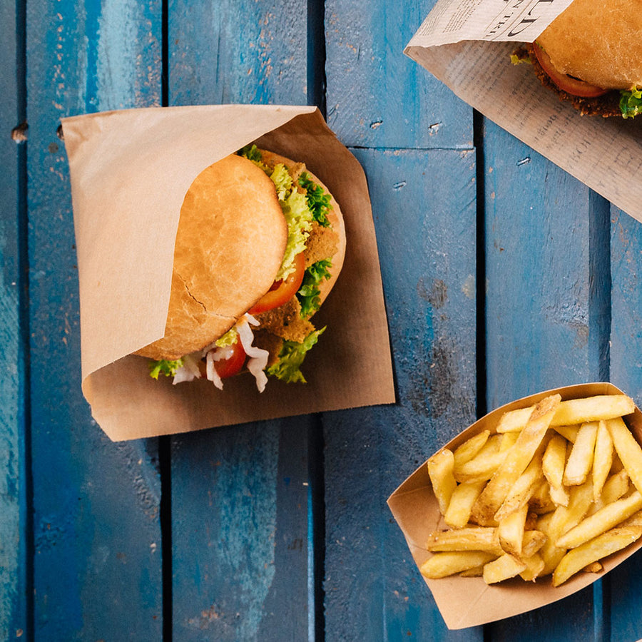 Döner, Burger und Sandwich direkt über die Theke