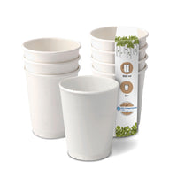 Pappbecher doppelwandig weiß - kompostierbare Coffee-to-go-Becher