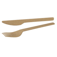 Mehrwegbesteck aus Bioplastik PLA & Holzmehl, robust & spülbar