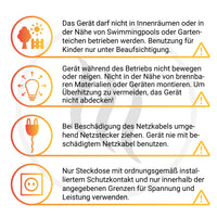Tischheizstrahler Infrarot 1200 W – mobil, ohne Montage, Fernbedienung